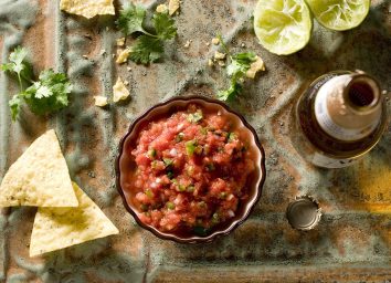 Bowl of salsa ready for some chips