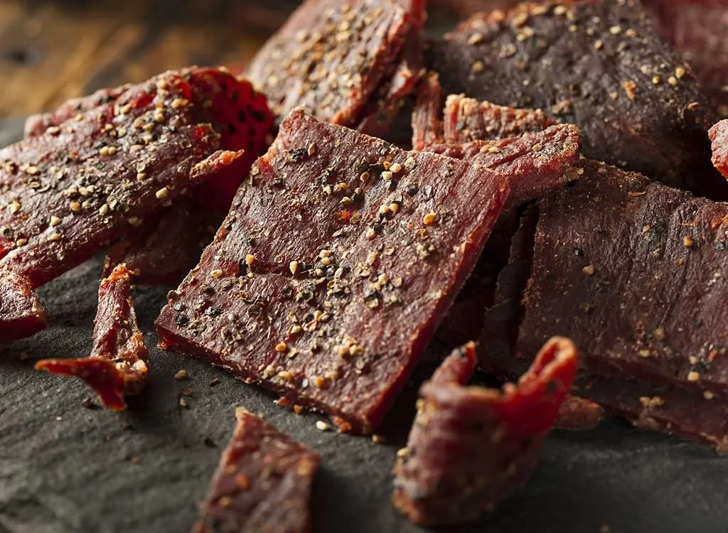 beef jerky squares