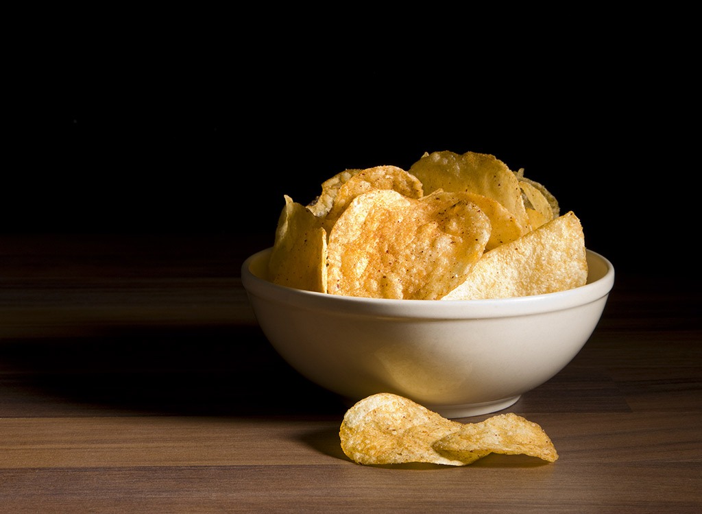 Potato chips in bowl - best chips