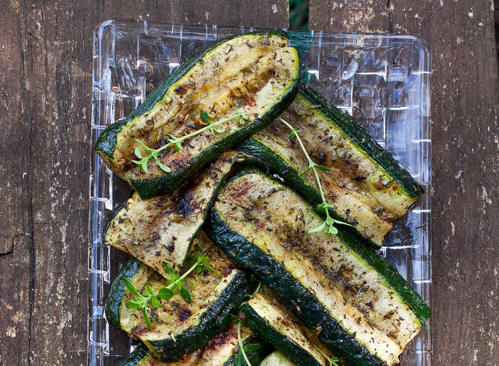 Grilled zucchini