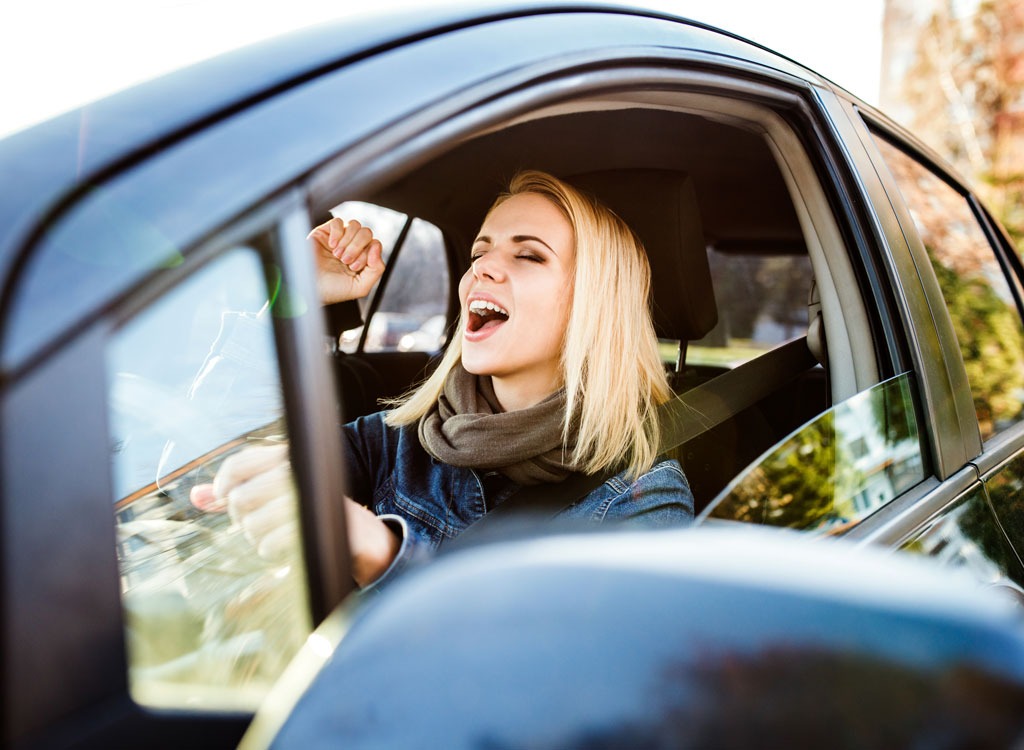 woman singing