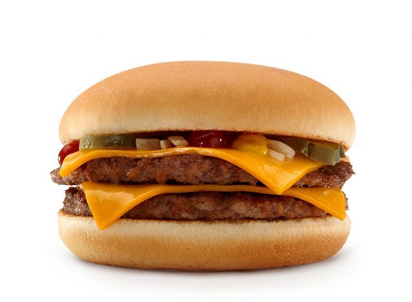 Fast food burgers ranked double patties