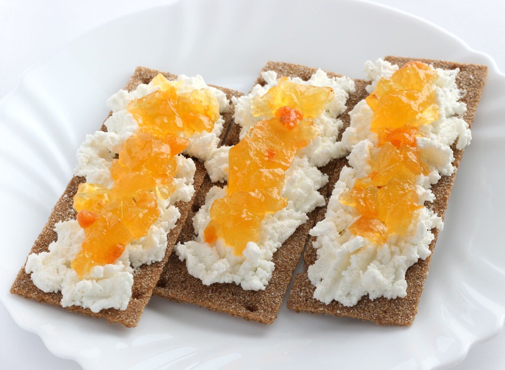 Cottage cheese crackers