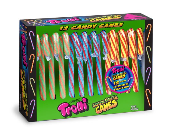 TROLLI SOUR BRITE HOLIDAY CANDY CANES