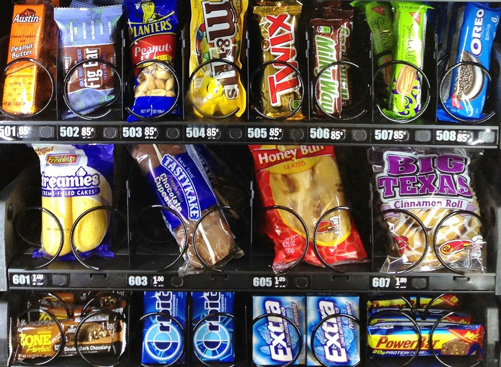 5 Healthy Snacks from the Vending Machine Eat This, Not That!