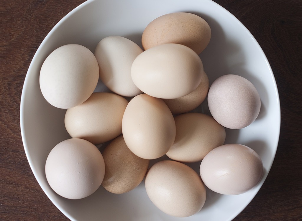 Busy stocked foods eggs