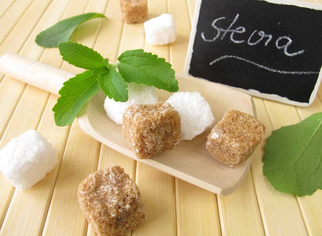 Sweeteners ranked stevia